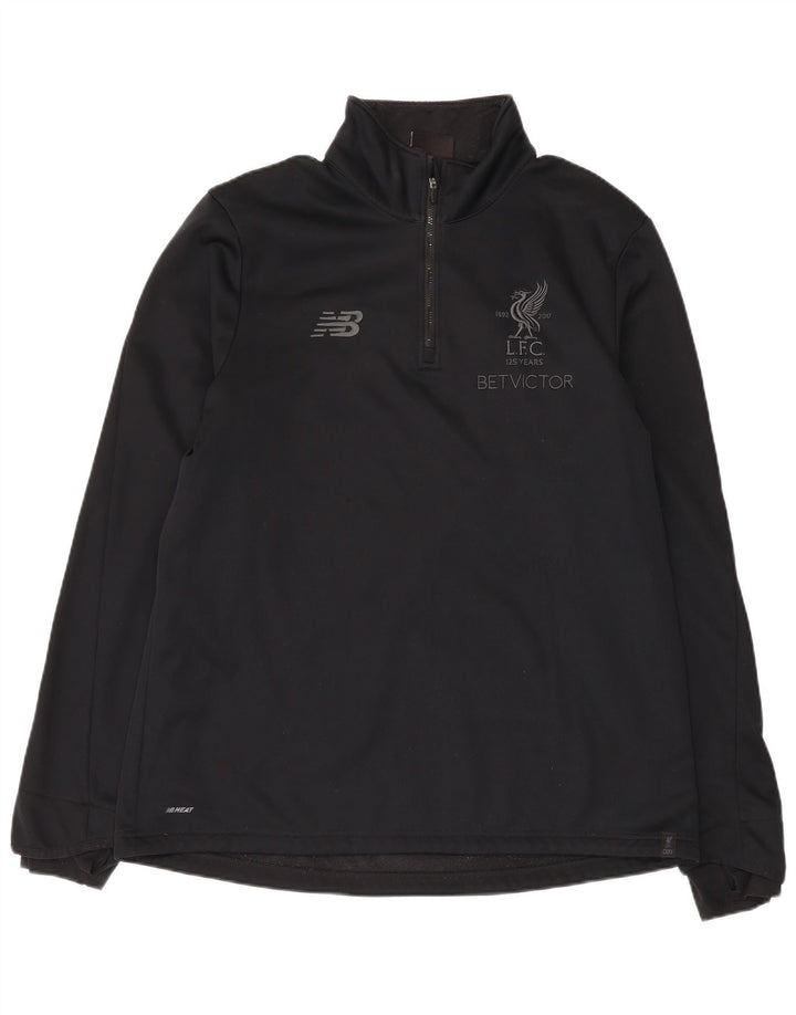 New Balance Liverpool Pull à col zippé pour homme Noir XL