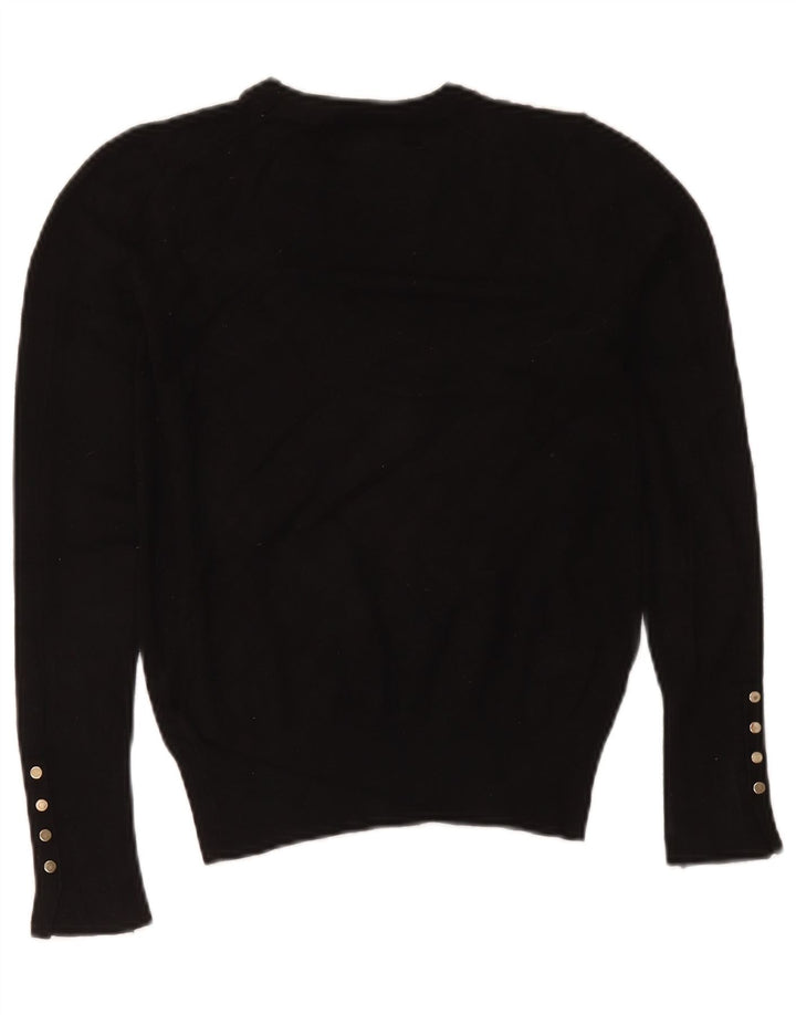 Zara Pull ras du cou pour femme UK 10 Petit Noir