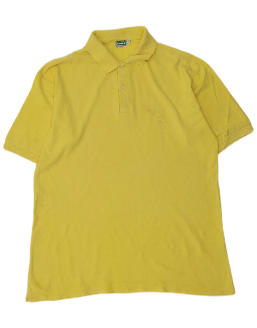 DIADORA Polo Homme IT 52 Large Jaune Coton