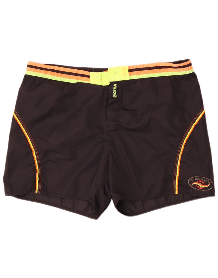 Colmar Short de Bain Homme IT 54 Large Nylon Colorblock Noir