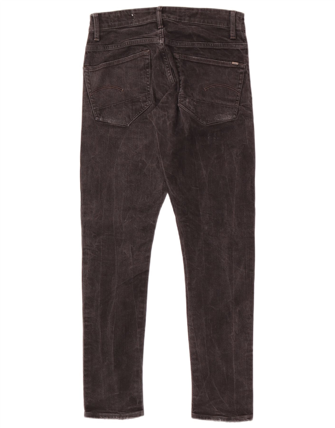 G-Star Homme 3301 Jean Super Slim Effet Déchiré W28 L29 Noir
