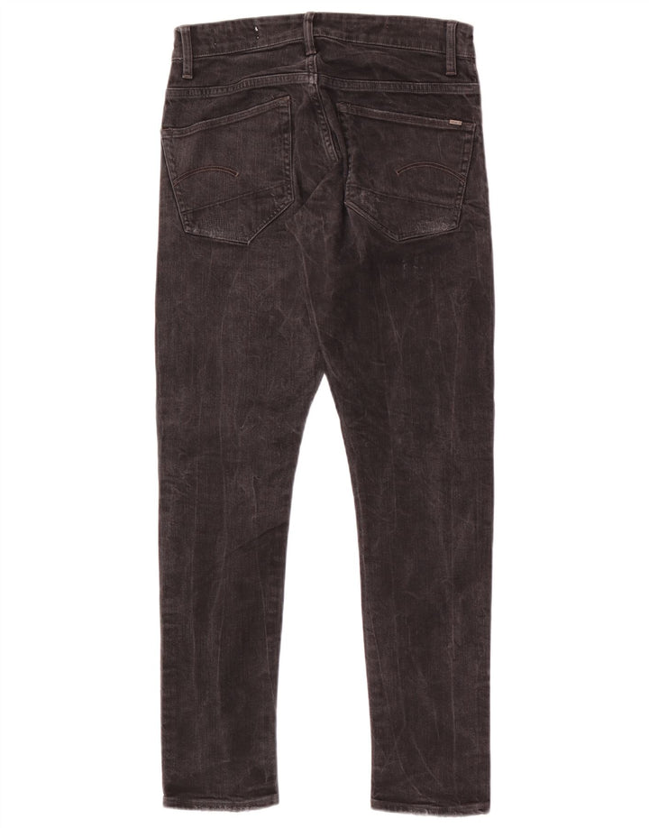G-Star Homme 3301 Jean Super Slim Effet Déchiré W28 L29 Noir