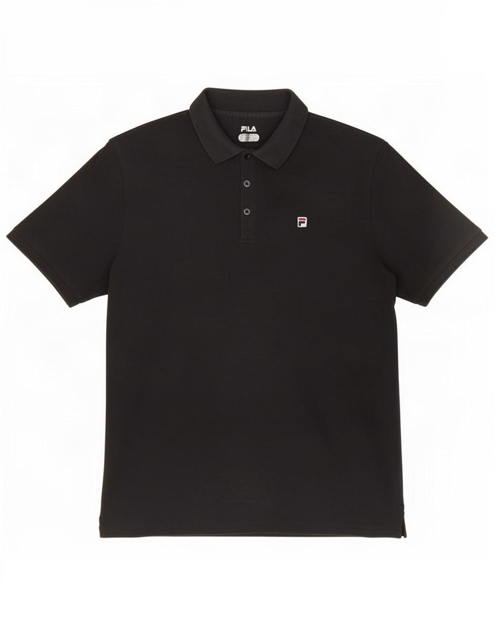 Fila Polo Homme Grand Noir Coton