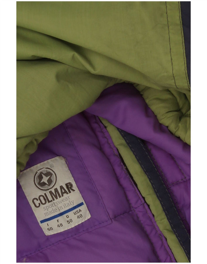 Colmar Veste de Ski Coupe Ample IT 50 Homme Vert Moyen Colourblock