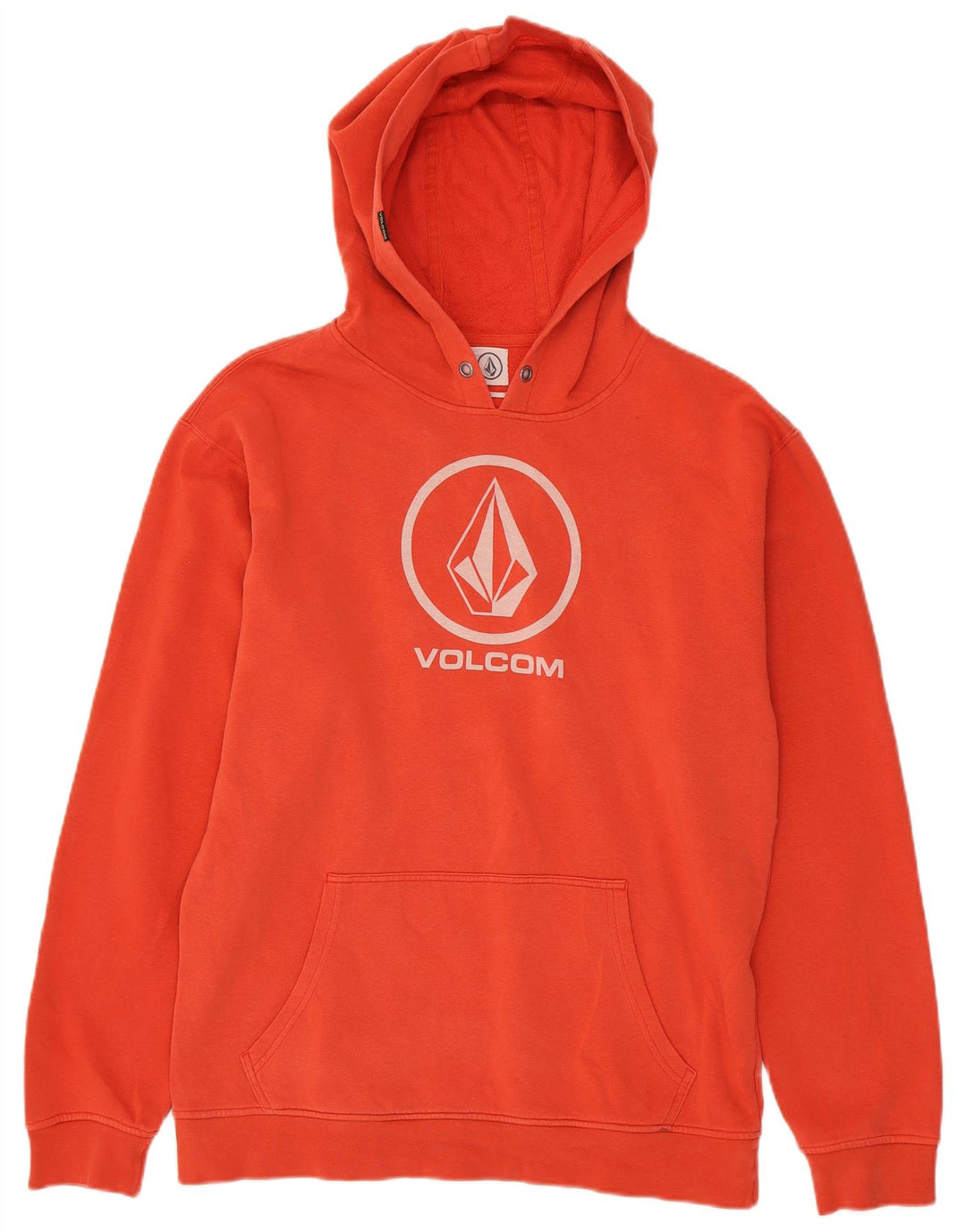 Volcom Pull à capuche graphique pour hommes, grand, orange