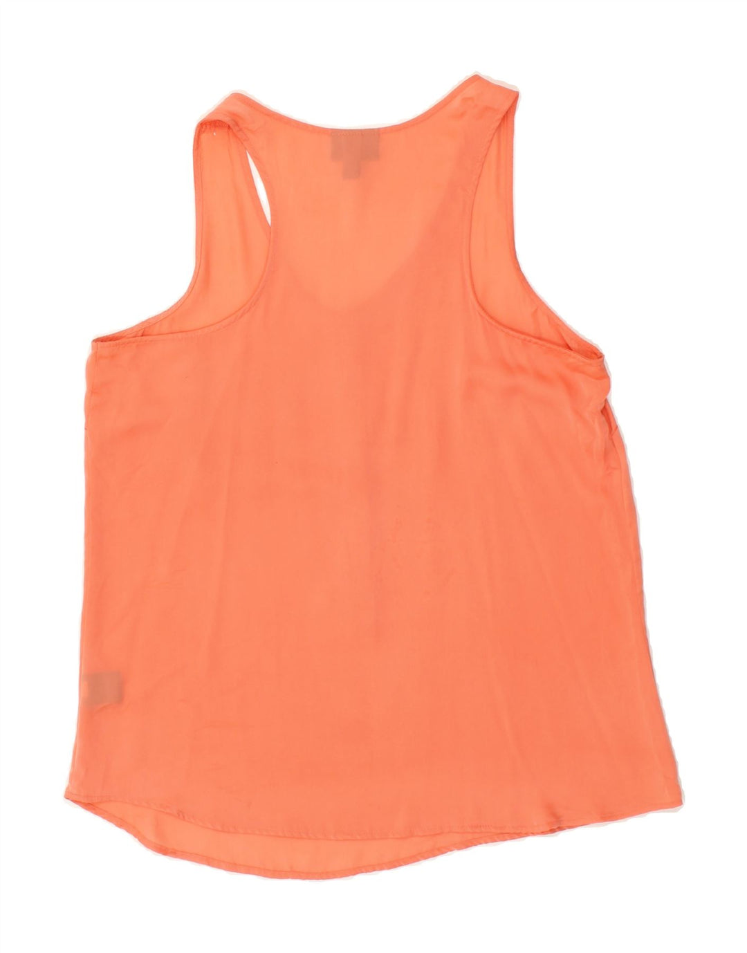 MOSSIMO Womens Sleeveless Blouse Top UK 14 Medium Orange Polyester Vintage Mossimo and Second-Hand Mossimo from Messina Hembry 