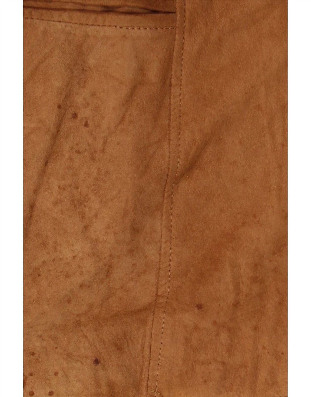 Anfor Veste Blazer en Daim à 2 Boutons pour Femme IT 52 2XL Cuir Beige