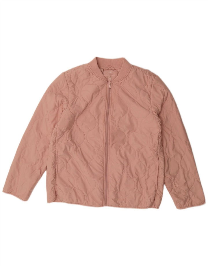 Marks & Spencer Veste matelassée pour femme UK 12 Polyester rose moyen