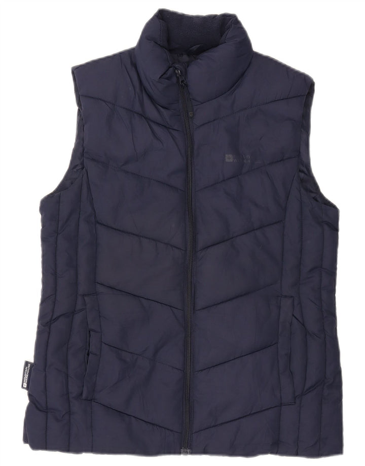 Mountain Warehouse Gilet rembourré pour femme UK 10 Small Bleu marine Polyester