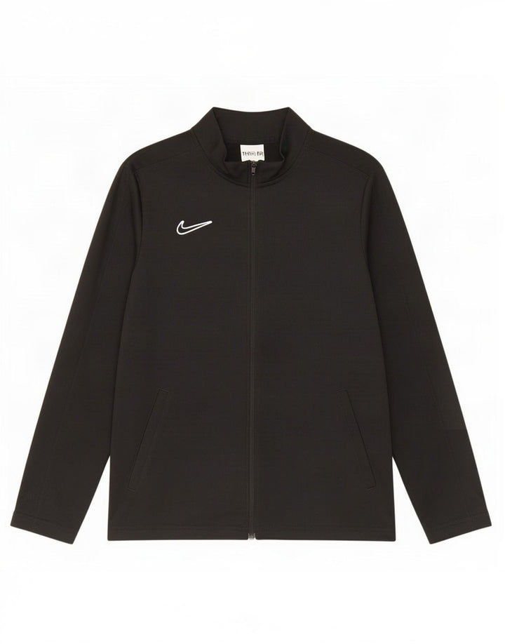 Nike Garçons Dri Fit Survêtement Top Veste 12-13 ans Grand Noir Polyester