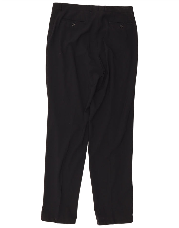 Armani Pantalon de costume droit pour homme W34 L36 Noir
