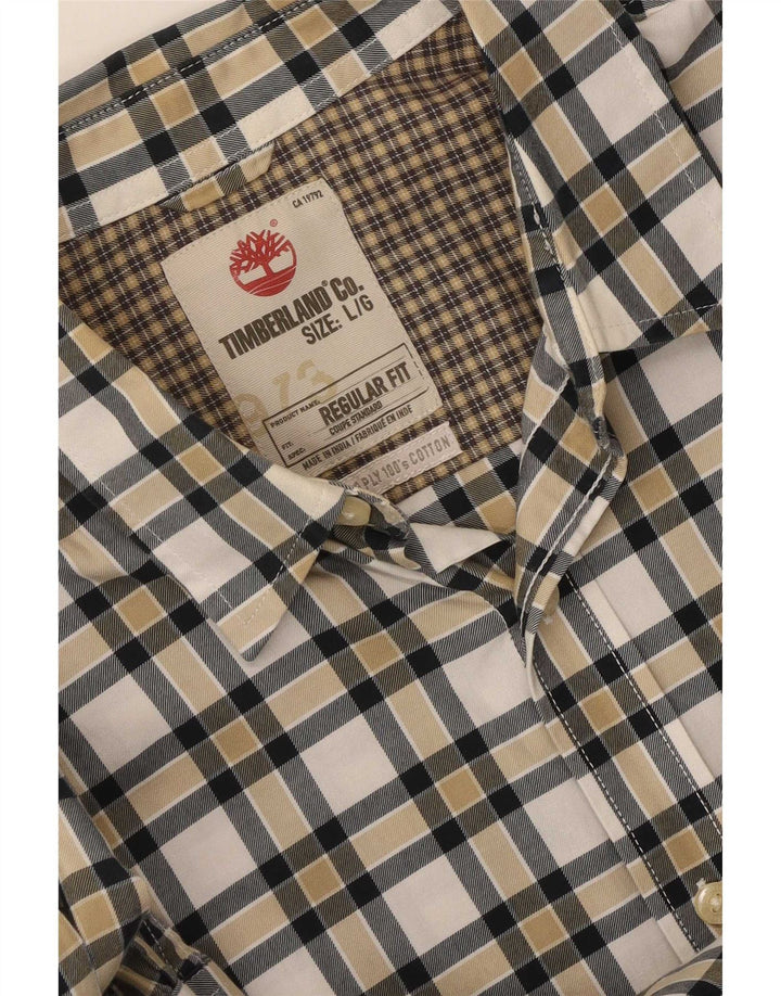 Timberland Chemise Regular Fit Homme Grand Carreau Multicolore