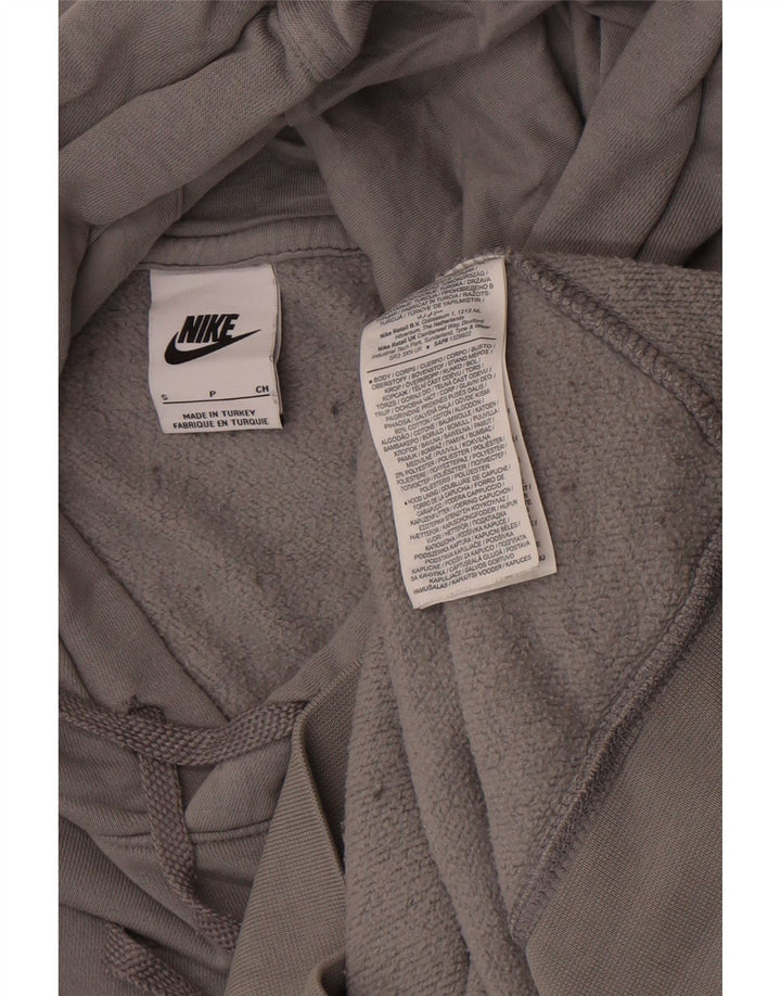 Nike Pull à capuche graphique pour homme Petit coton gris