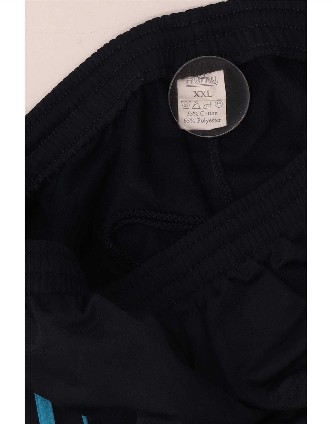 Pantalon de survêtement vintage pour hommes 2XL Polyester rayé bleu marine