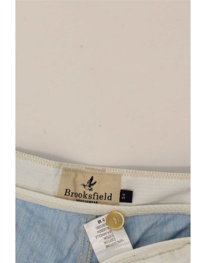Brooksfield Short Chino Homme W36 Grand Bleu Coton