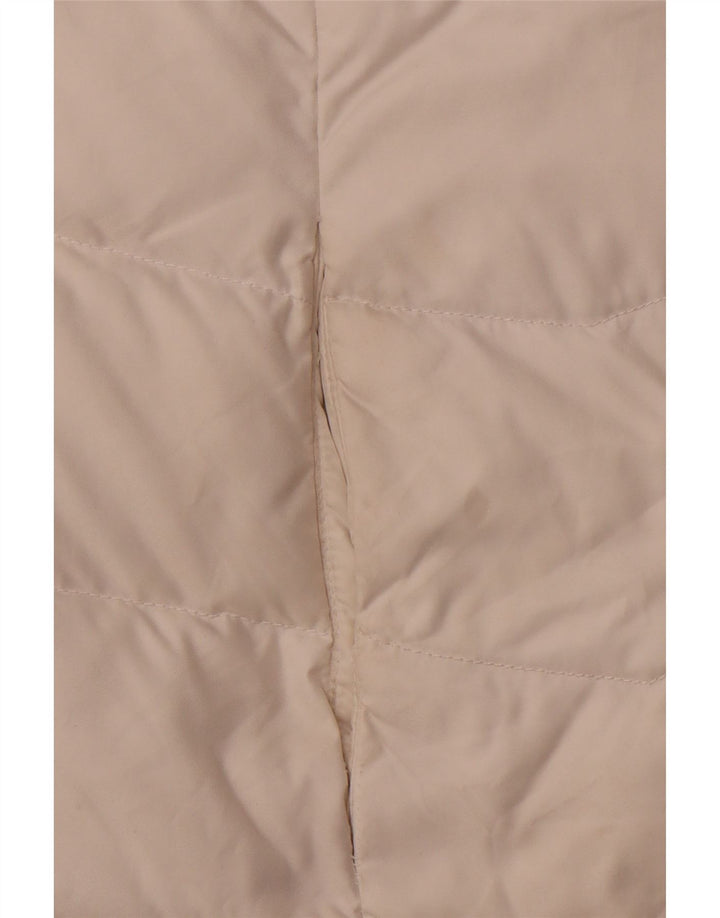 TOMMY HILFIGER Veste matelassée à capuche pour femme UK 12 Polyester blanc moyen