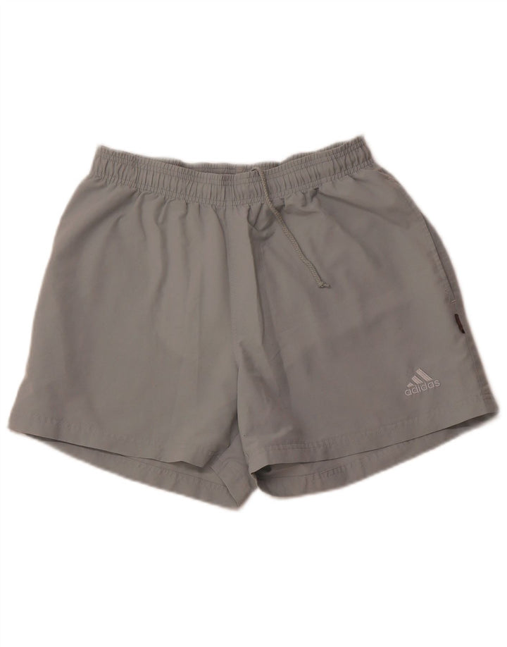 ADIDAS Short de Sport Homme Gris Moyen Polyester