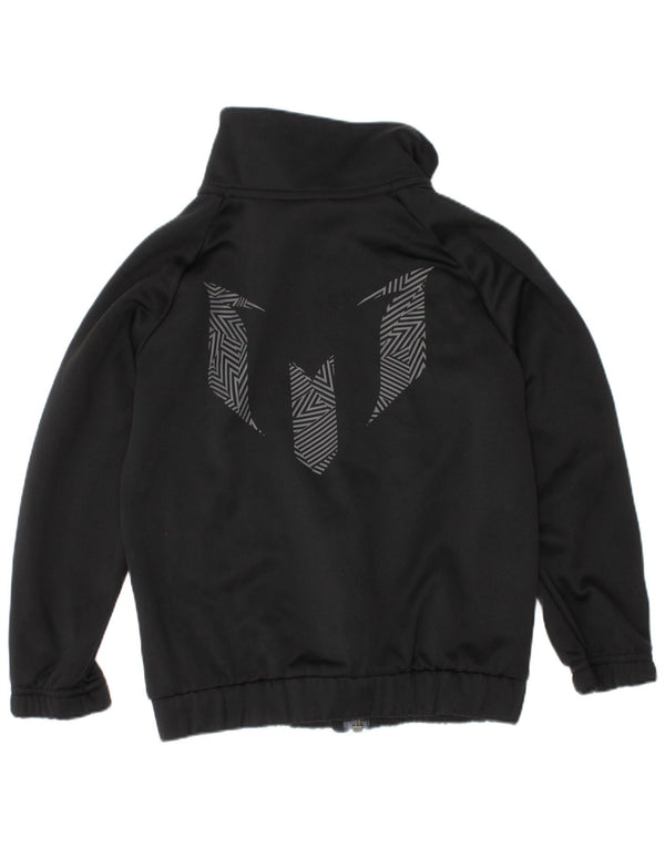 Adidas Veste de survêtement graphique pour garçon 5-6 ans Noir Géométrique