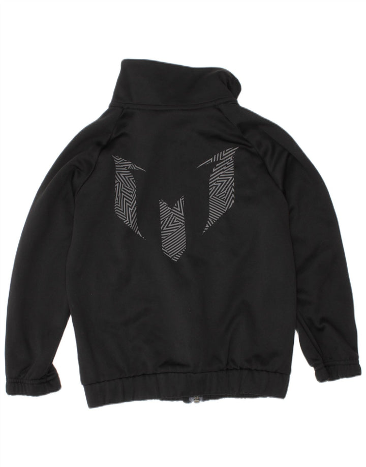 Adidas Veste de survêtement graphique pour garçon 5-6 ans Noir Géométrique