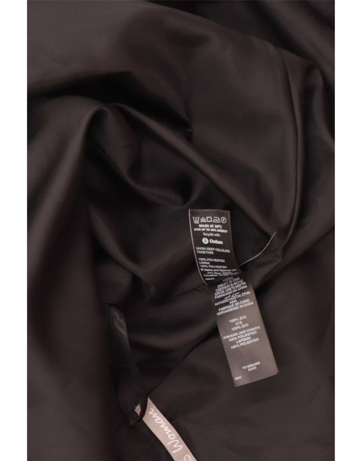 Marks & Spencer Jupe crayon pour femme UK 14 Large W32 Noir Polyester