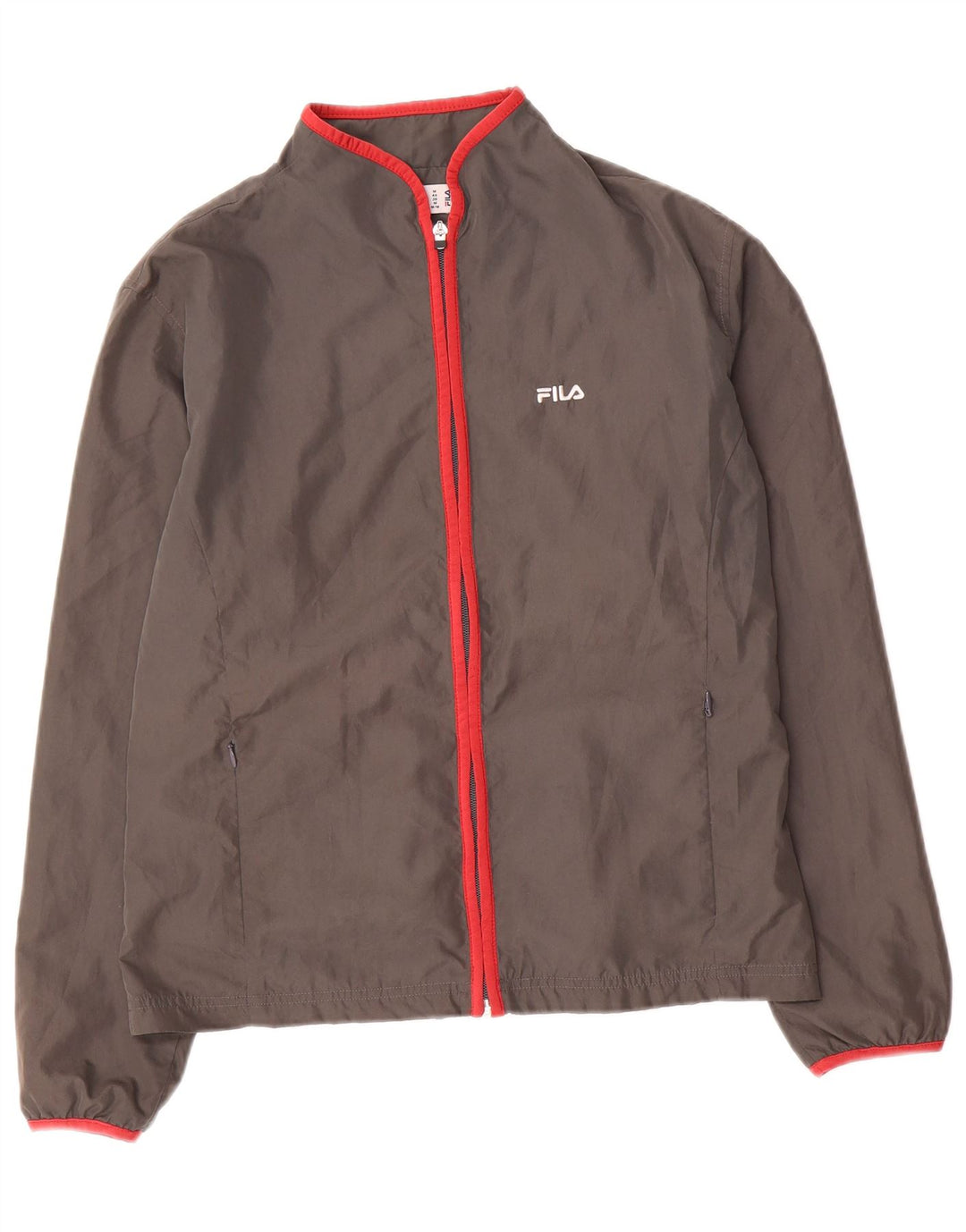 Fila Veste de Survêtement Homme Gris Moyen Polyester