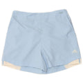 ADIDAS Womens Sport Shorts UK 10 Small  Blue Polyester
