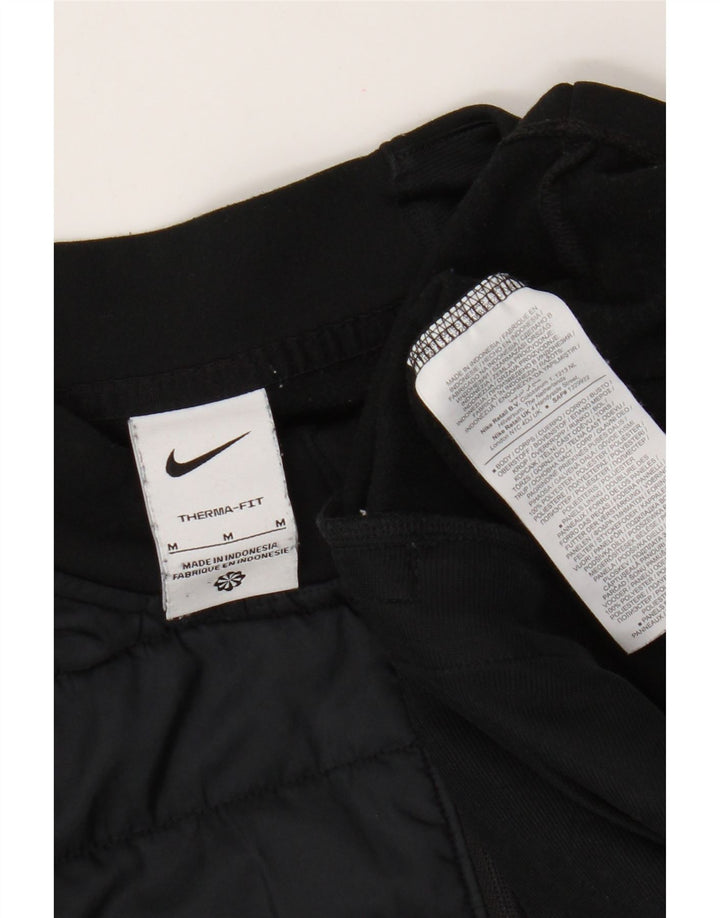Haut de survêtement Nike Therma-Fit pour homme, color block, noir moyen
