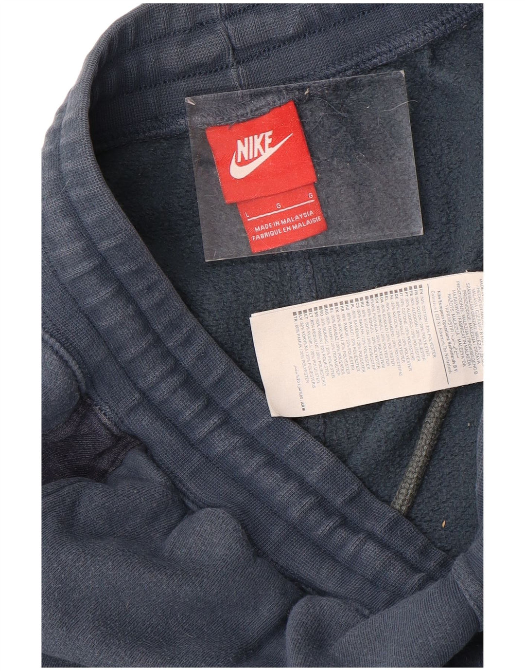 NIKE Pantalon de survêtement pour homme Joggers Large Bleu marine Coton