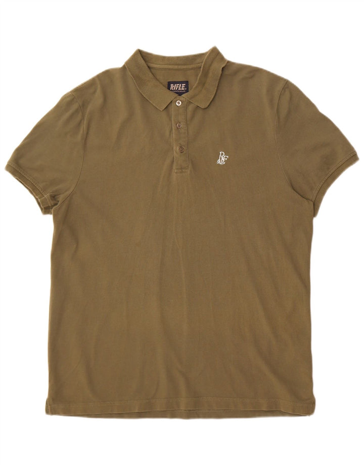 Polo Homme Rifle 2XL Coton Kaki