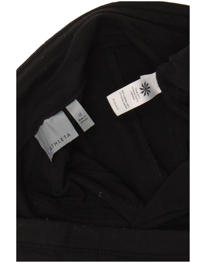 ATHLETA Pantalon de survêtement pour femme UK 44 Medium Black Nylon