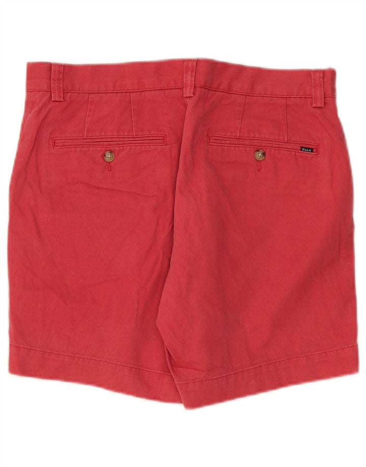 POLO RALPH LAUREN Short Chino Homme W31 Coton Rouge Moyen
