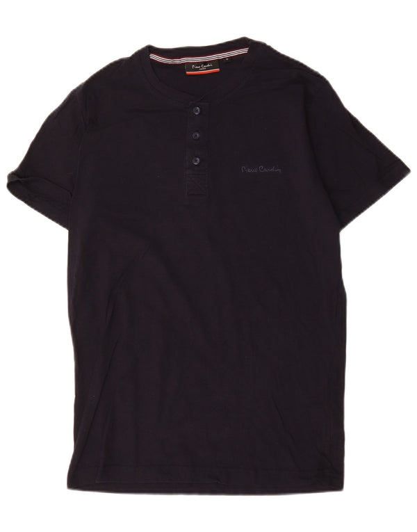 Pierre Cardin T-Shirt Homme Haut Petit Bleu Marine Coton