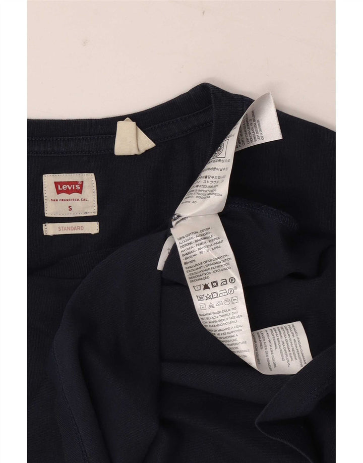 Levi's Tee-Shirt Standard Homme Bleu Marine Petit