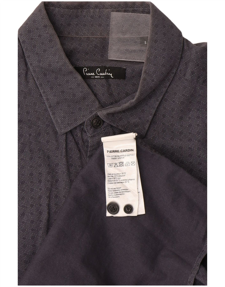 Chemise Homme Pierre Cardin Petit Coton Taché Gris
