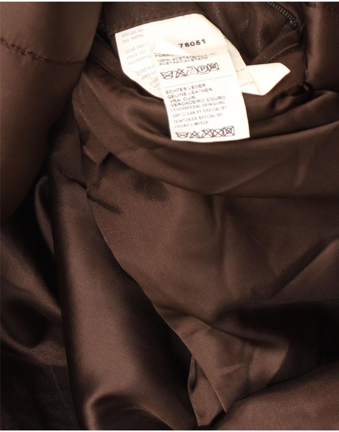 Gant Manteau coupe-vent en cuir coupe ample pour homme UK 38 Marron moyen