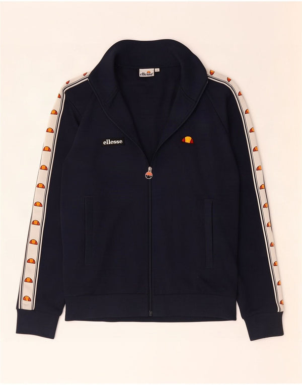 Ellesse Veste de Survêtement Graphique Homme Bleu Marine Moyen Colourblock