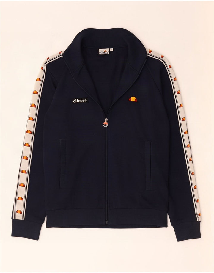 Ellesse Veste de Survêtement Graphique Homme Bleu Marine Moyen Colourblock