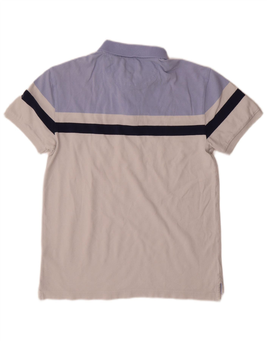 LEVI'S Polo Homme Blanc Moyen Colorblock Coton