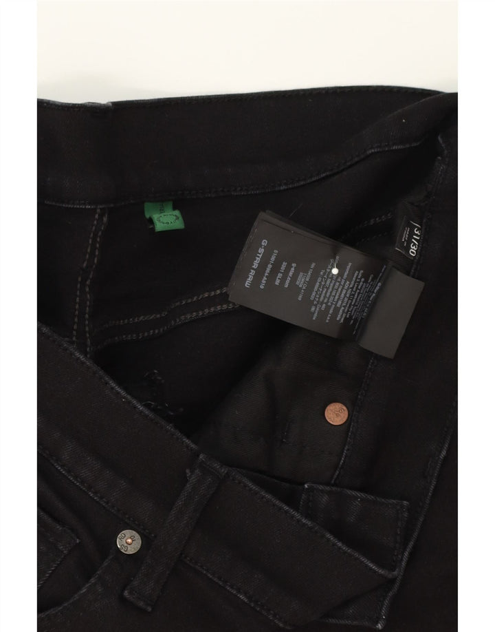 G-STAR Mens 3301 Slim Jeans W31 L30 Black Cotton Vintage G-Star and Second-Hand G-Star from Messina Hembry 