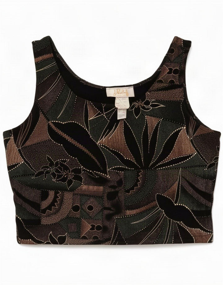 J.Ribkoff Haut court à motif abstrait pour femme UK 46 Large Multicolore