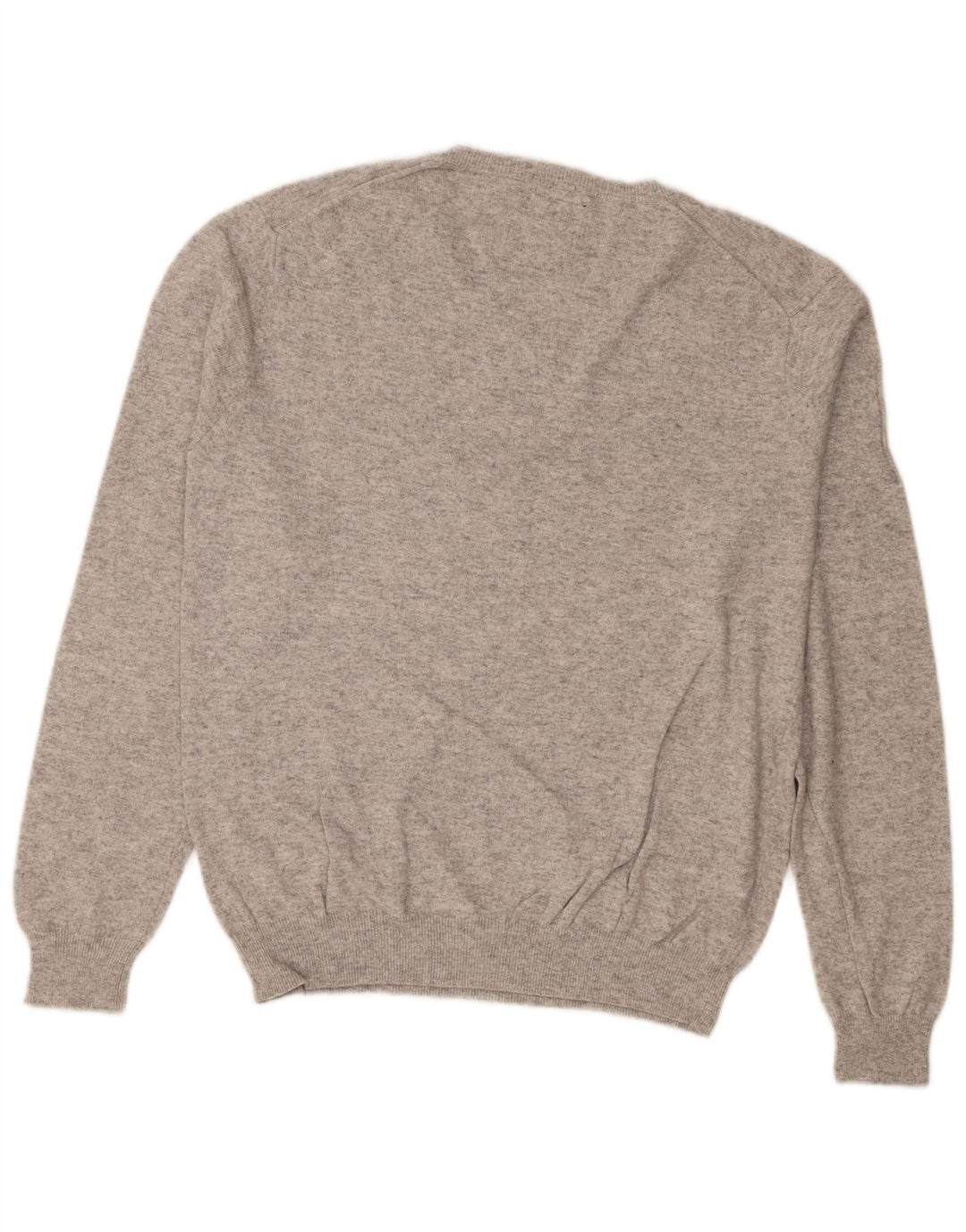 Sun68 Pull col V pour homme en coton gris Taille L