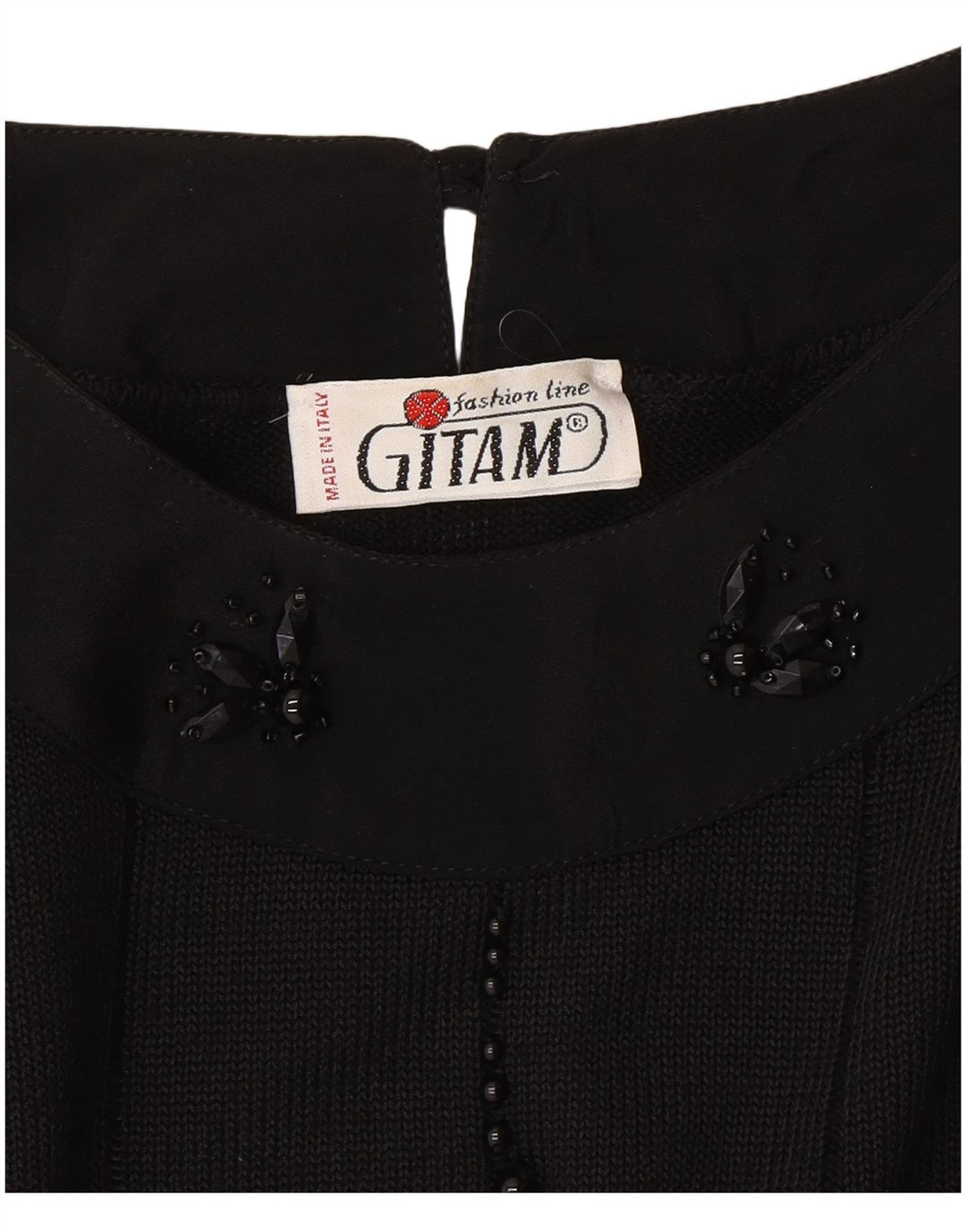 Gitam Pull col bateau pour femme UK 16 Large Noir