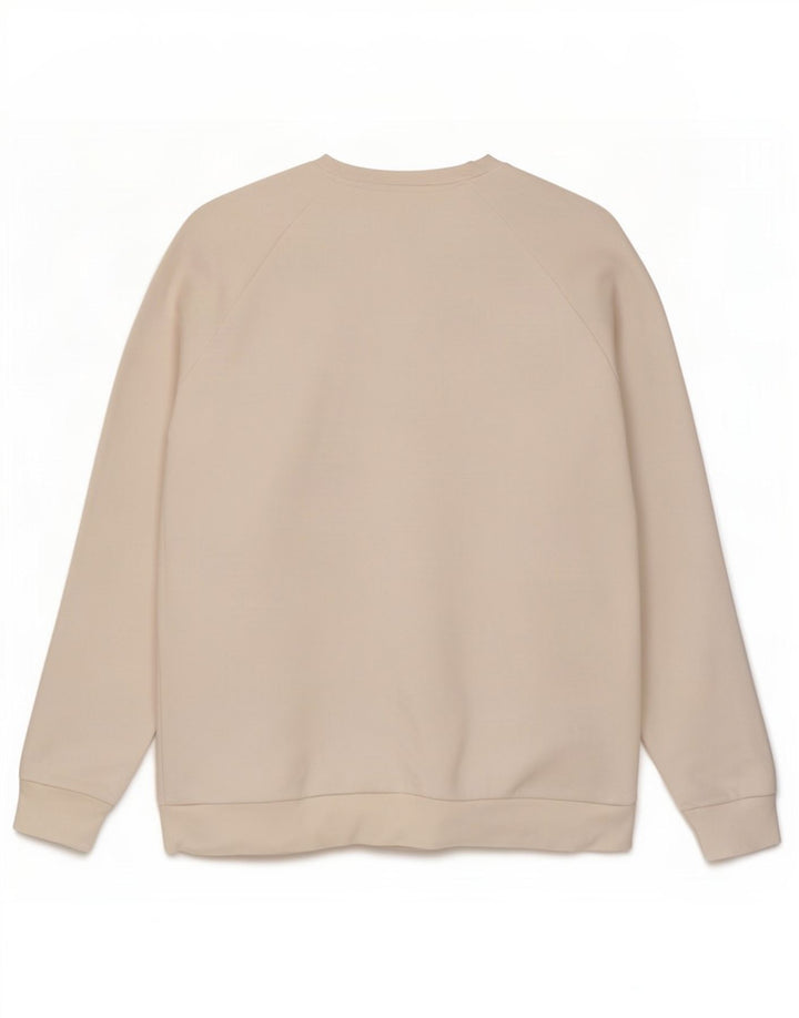 Adidas Sweat-shirt pour homme en coton blanc Taille L