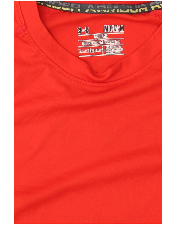Under Armour Tee-Shirt Heat Gear Homme Rouge Moyen Polyester