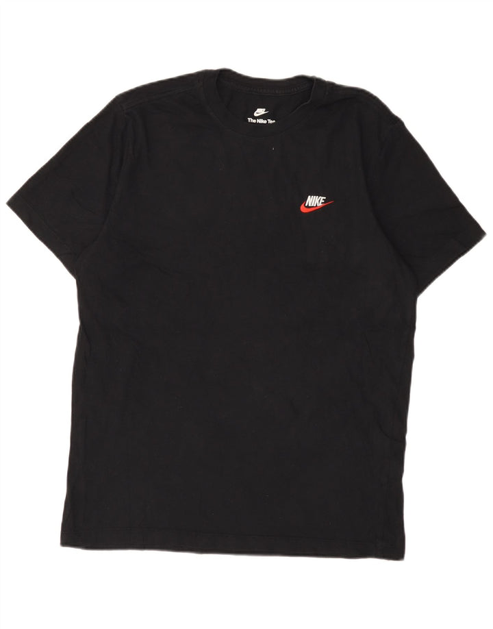 Nike T-Shirt Homme Noir Moyen Coton