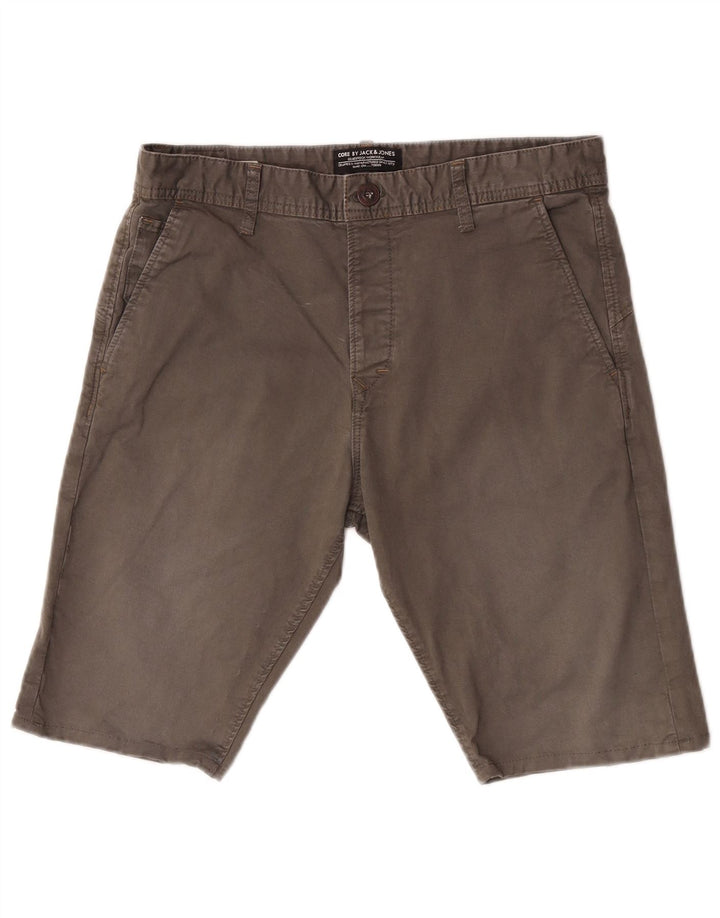 Jack & Jones Short Chino Homme W34 Large Vert Coton