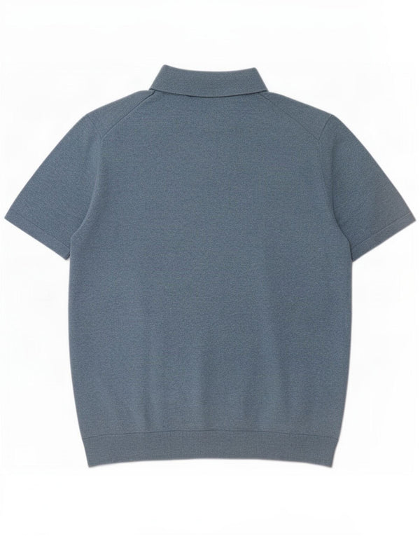 Marks & Spencer Polo Homme Grand Bleu Rayé Coton