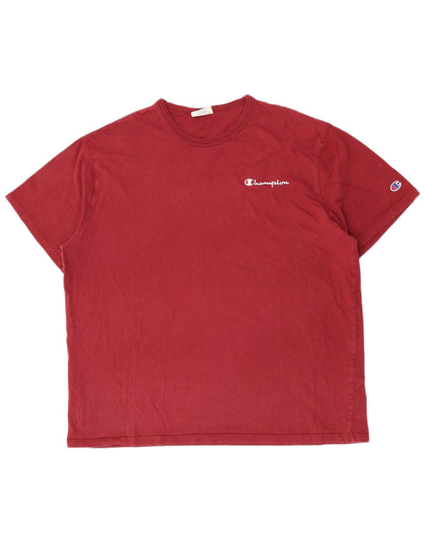 Champion T-Shirt Heritage Homme 2XL Coton Bordeaux