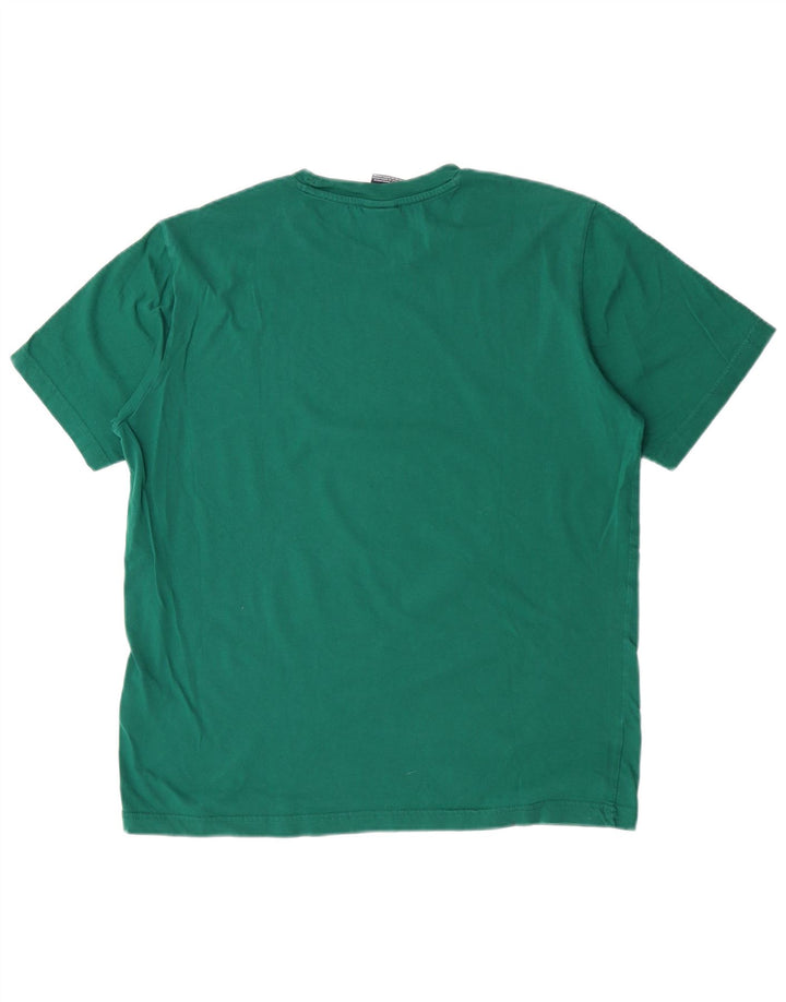 Champion T-Shirt Homme Haut Large Vert Coton