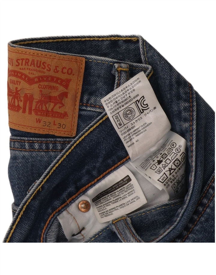 Levi's Jean Droit Court 751 W32 L24 Homme Bleu Coton